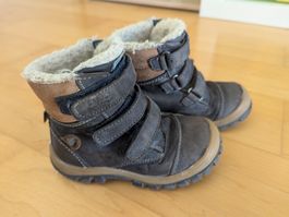 Kinder Gefütterte Winterschuhe, Dunkelbraun, Gr.23 (Lasocki)