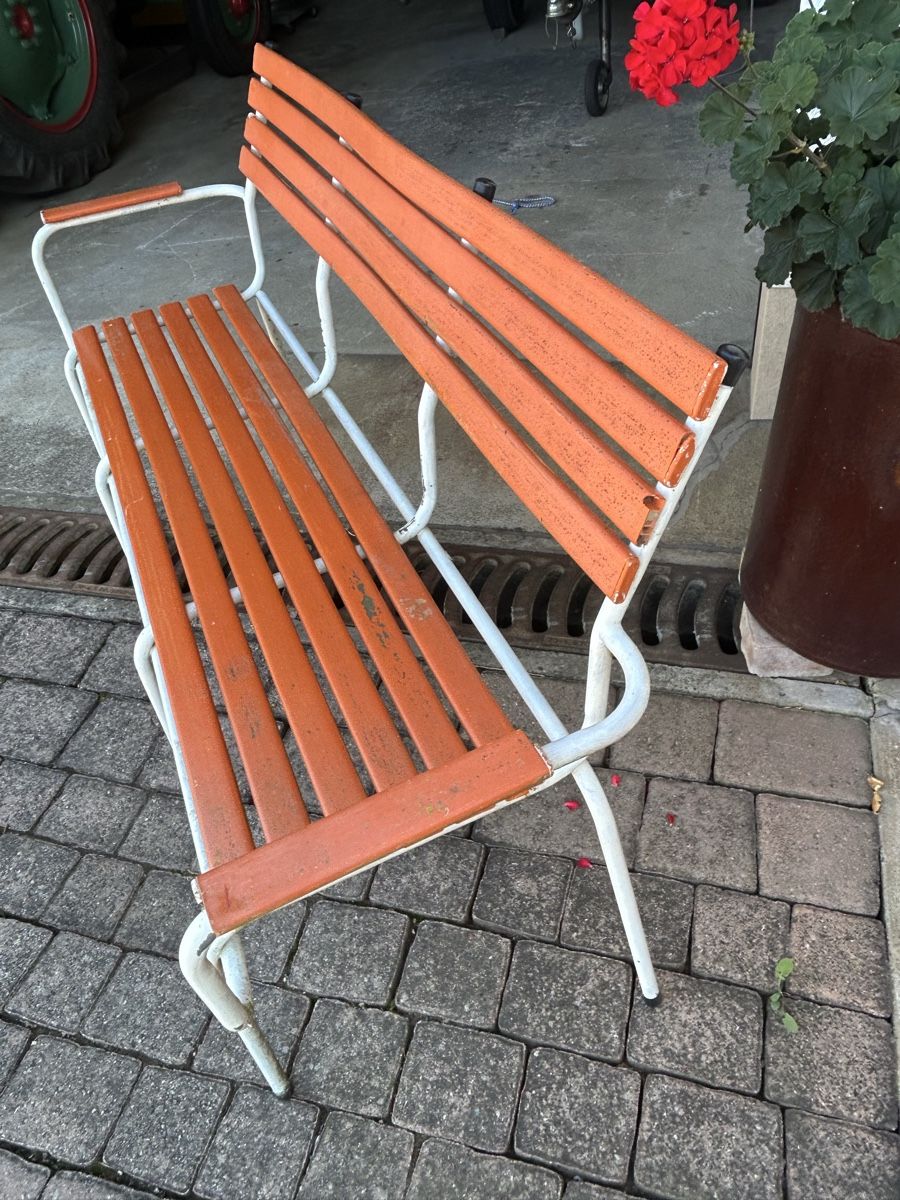 Bänke: Banc de jardin vintage Schaffner    – Gebraucht aus Thierrens von Bigla 3