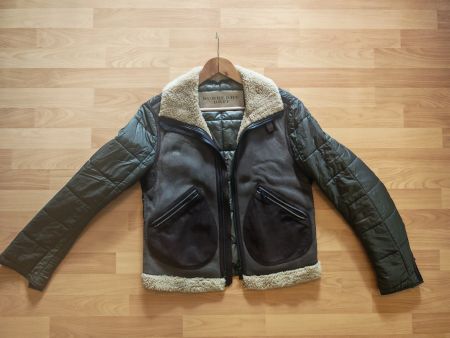 Original Burberry Brit Fliegerjacke Aviator Bomber Gr 48/M