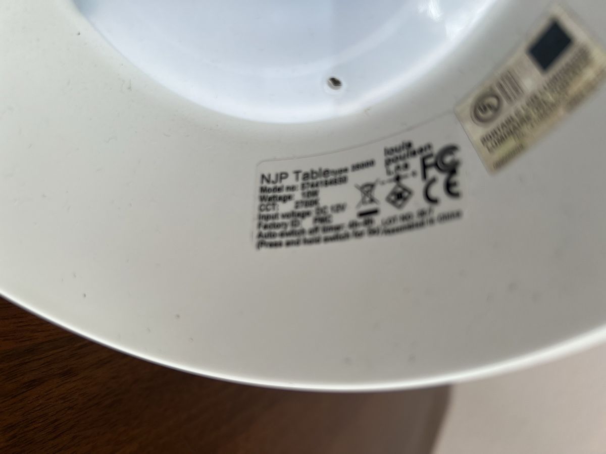Louis Poulsen Lampade: NJP Louis Poulsen Lampe schwarz – Usato da Tagelswangen venduto da Bomu 3
