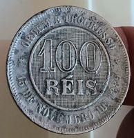 BRASILIEN 100 REIS 1894