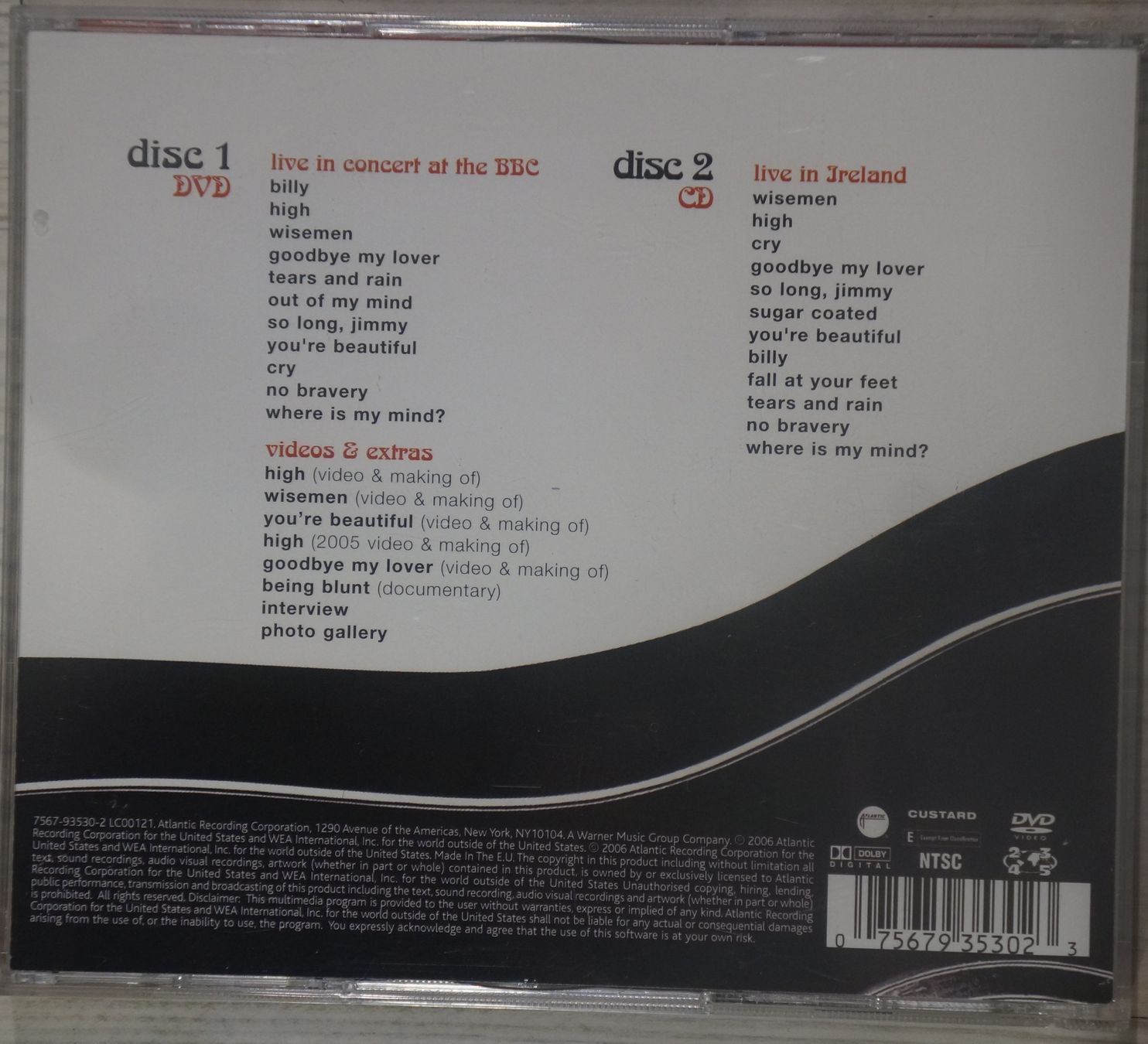 CD: James Blunt - Chasing Time. The Bedlam Sessions (CD + DVD) – Usato da Schaffhausen venduto da spinelli02 1