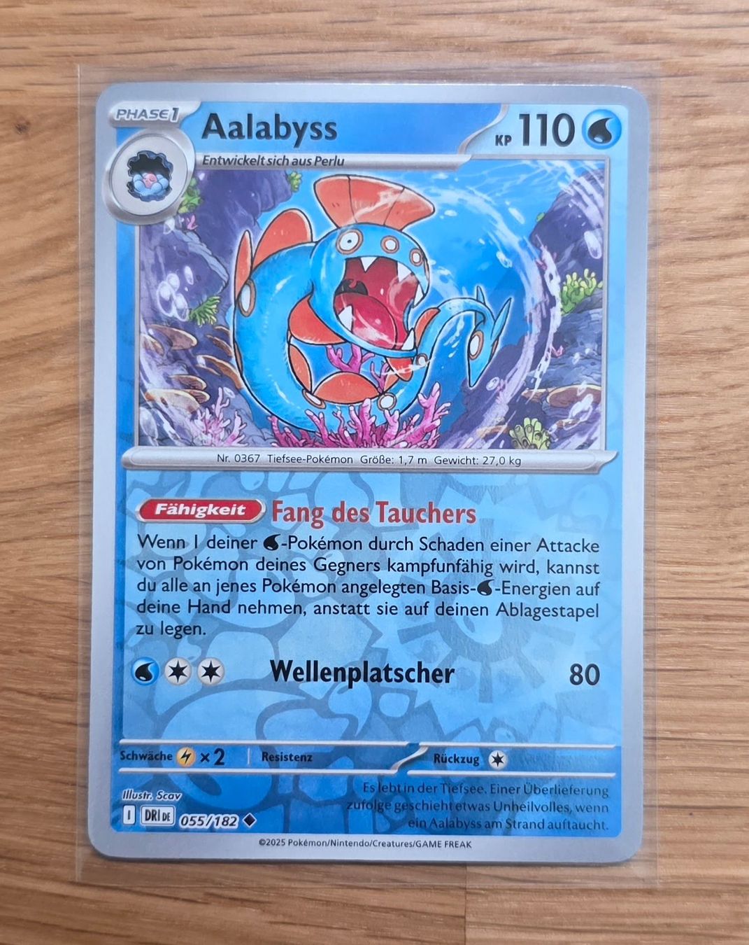 Pokémon Carte collezionabili: Aalabyss 055/182 – Nuovo (secondo la descrizione) da Arbon venduto da Twist05
