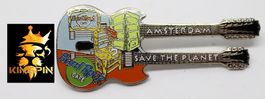 HARD ROCK CAFE Pin Guitar Amsterdam Niederlande