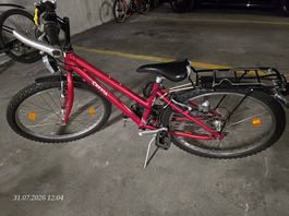 Cresta Jugendvelo in Rot, 24 Zoll (24 x 1.95).