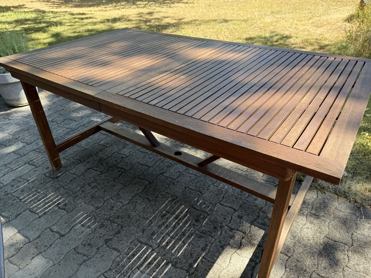 Tavoli: Gartentisch Teak Holz Ausziehbar – Usato da Bern venduto da Delamer 4