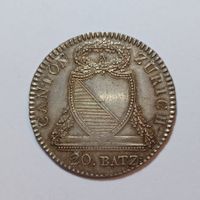 20 Batzen 1813 Zürich vz