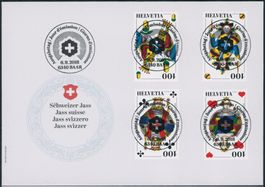 2018 - Jass - Ersttagsbrief FDC ET - Ersttag Voll Stempel