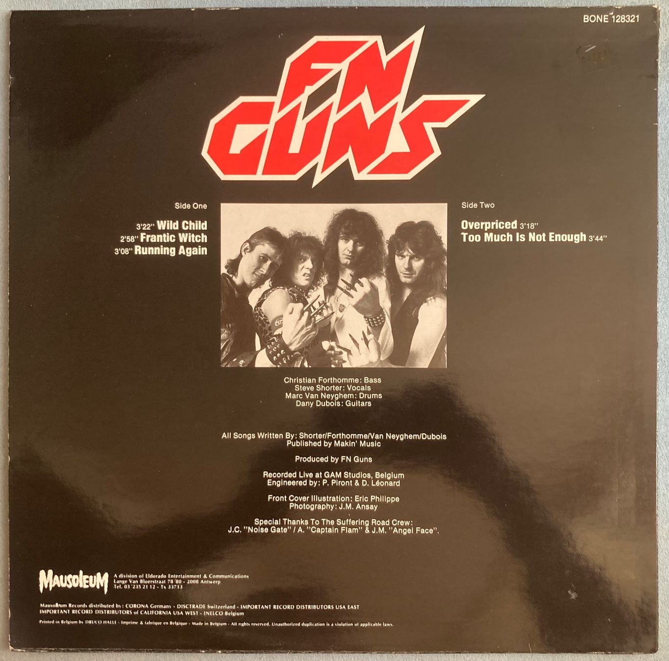 Dischi in vinile: FN GUNS - FN GUNS – Usato da Poliez-Pittet venduto da Newtown-Records 1