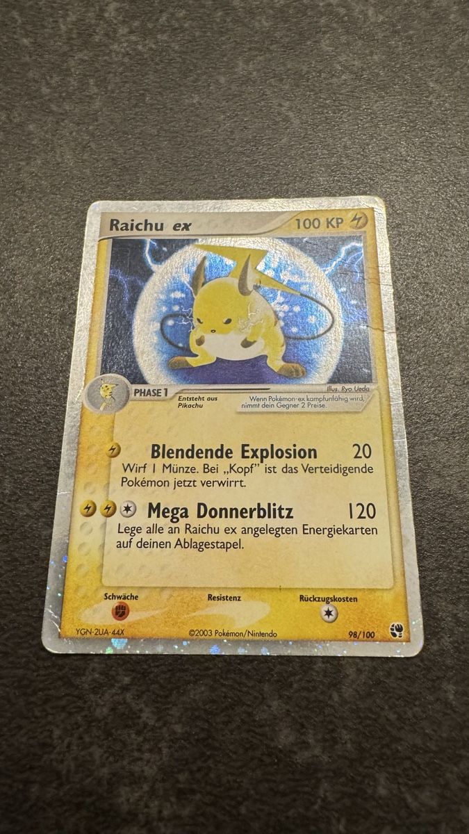 Pokémon Carte collezionabili: Raichu ex - Selte Pokemon Karte – Usato da Dietlikon venduto da abd_7qwy 1