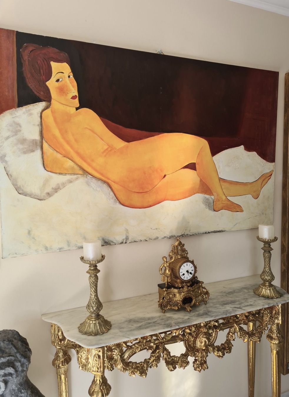 Dipinti: Grosses Akt Gemälde n. Modigliani – Usato da Rotkreuz venduto da Dobermann5 3