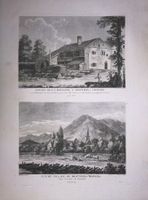 Motiers Travers  2 Originalkupferstiche 1780