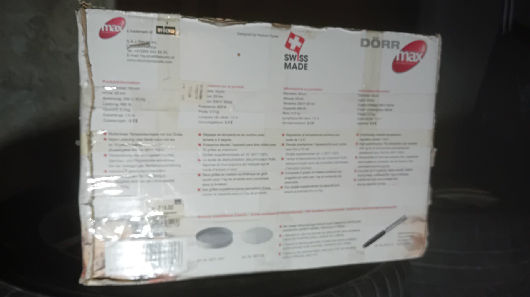 Stöckli Appareils de cuisine: Déshydrateur Stöckli Dörrmax 600W Swiss Made – D'occasion à Chêne-Bourg par Jazzymice 1