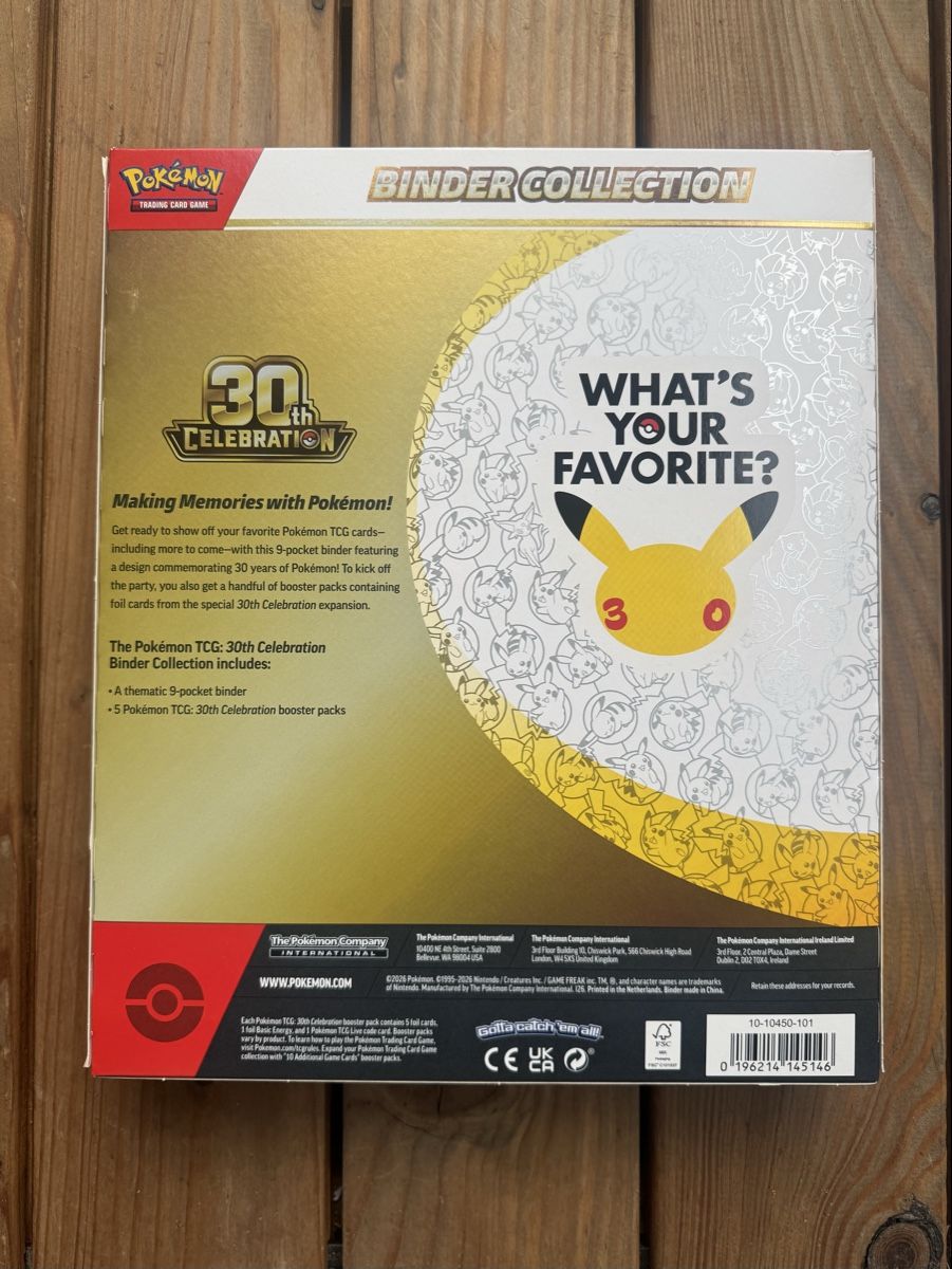 Pokémon Carte collezionabili: Pack Pokémon 30 ans  – Nuovo e nell'imballaggio originale da Geneve venduto da fab_fl8w 2