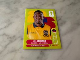 Panini Fifa Fussball WM 2026 Sticker Joel Ordóñez ECU 8