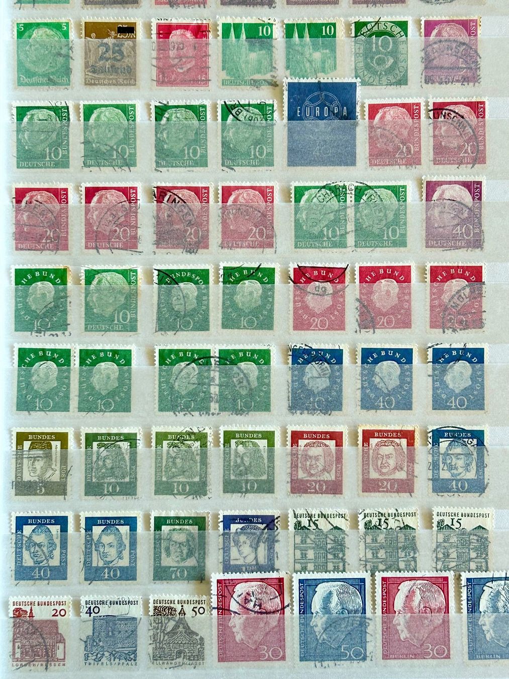 Tutti i francobolli: Briefmarken Deutsches Reich, BRD, DDR – Usato da Braunau venduto da Duczelli 2