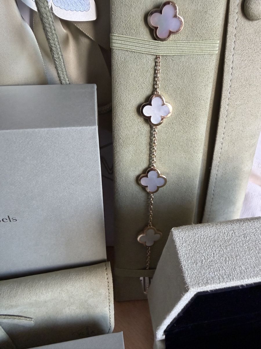 Van Cleef Armbänder & -reifen: Original Van Cleef & Arpels Pure Alhambra Armband & Perlmutt – Gebraucht aus Bern von AndrewHM 5