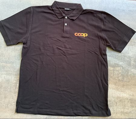 Schwarzes Coop Polo Shirt XL aus Bio Baumwolle, Top!