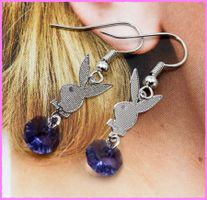 Sexy Häschen Ohrhänger mit Swarovski
