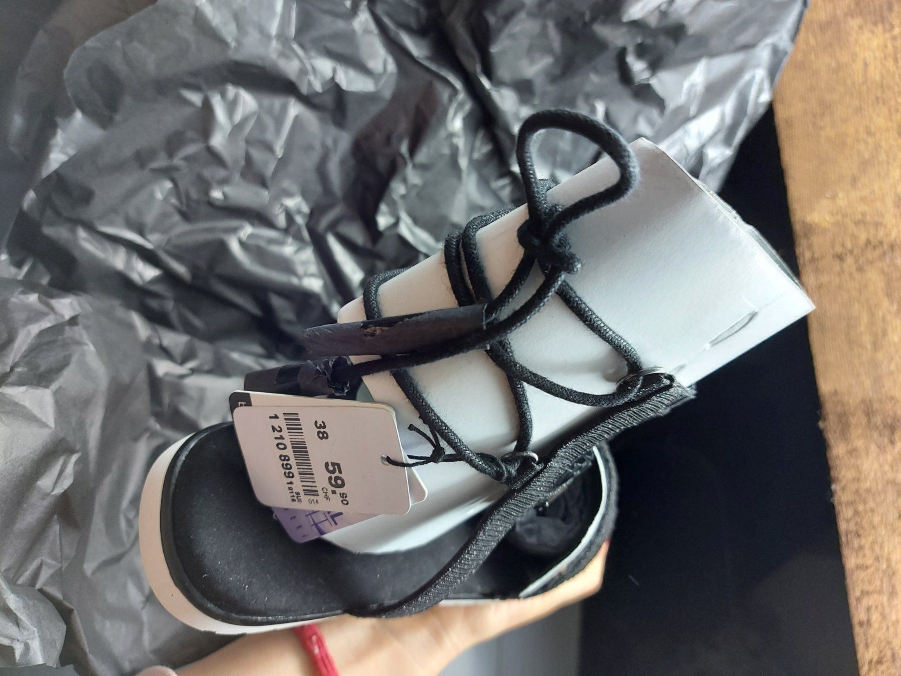 Bugatti Scarpe da donna: Bugatti 38 sandali donna nero glitter – Nuovo e nell'imballaggio originale da Coldrerio venduto da Addicted2Art 5