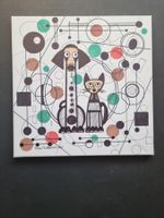 EDGAR BALTENSPERGER ORIGINAL ACRYL SIGNIERT AUF KEILRAHMEN