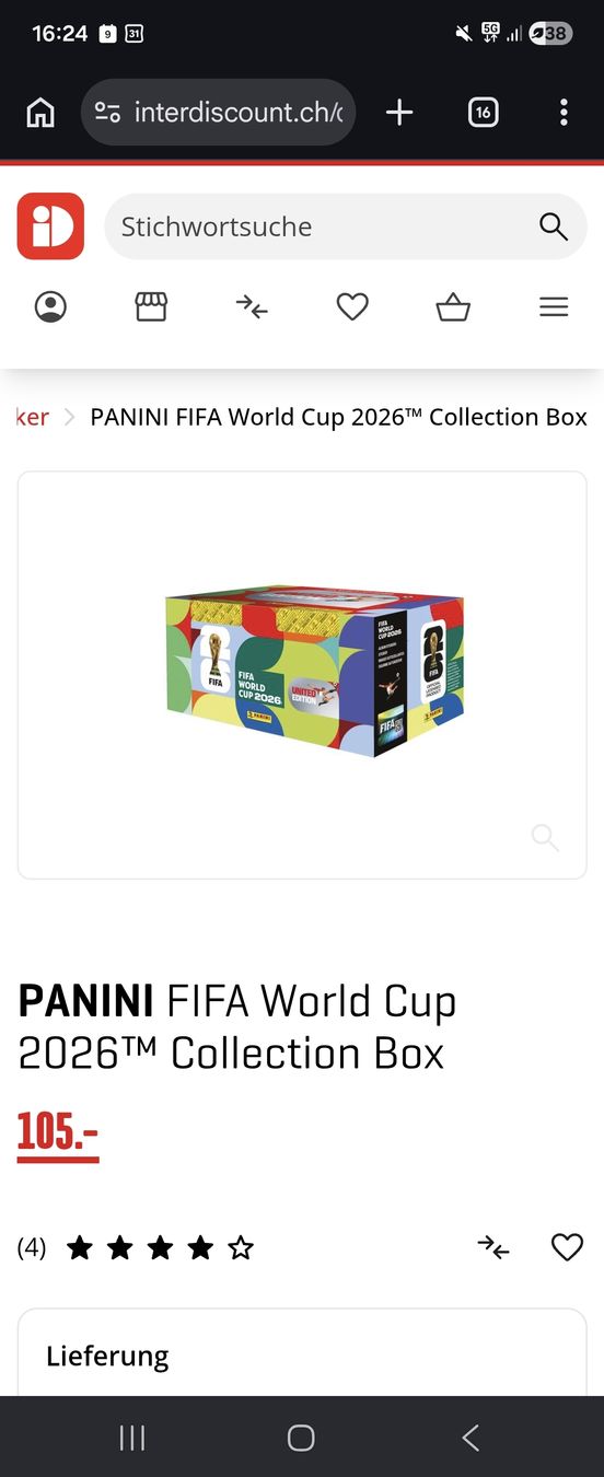 Panini Carte collezionabili: panini world cup box – Nuovo e nell'imballaggio originale da Horgen venduto da erika7115 1