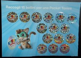15 Migros Story Mania tonies Sticker (eine volle Karte)