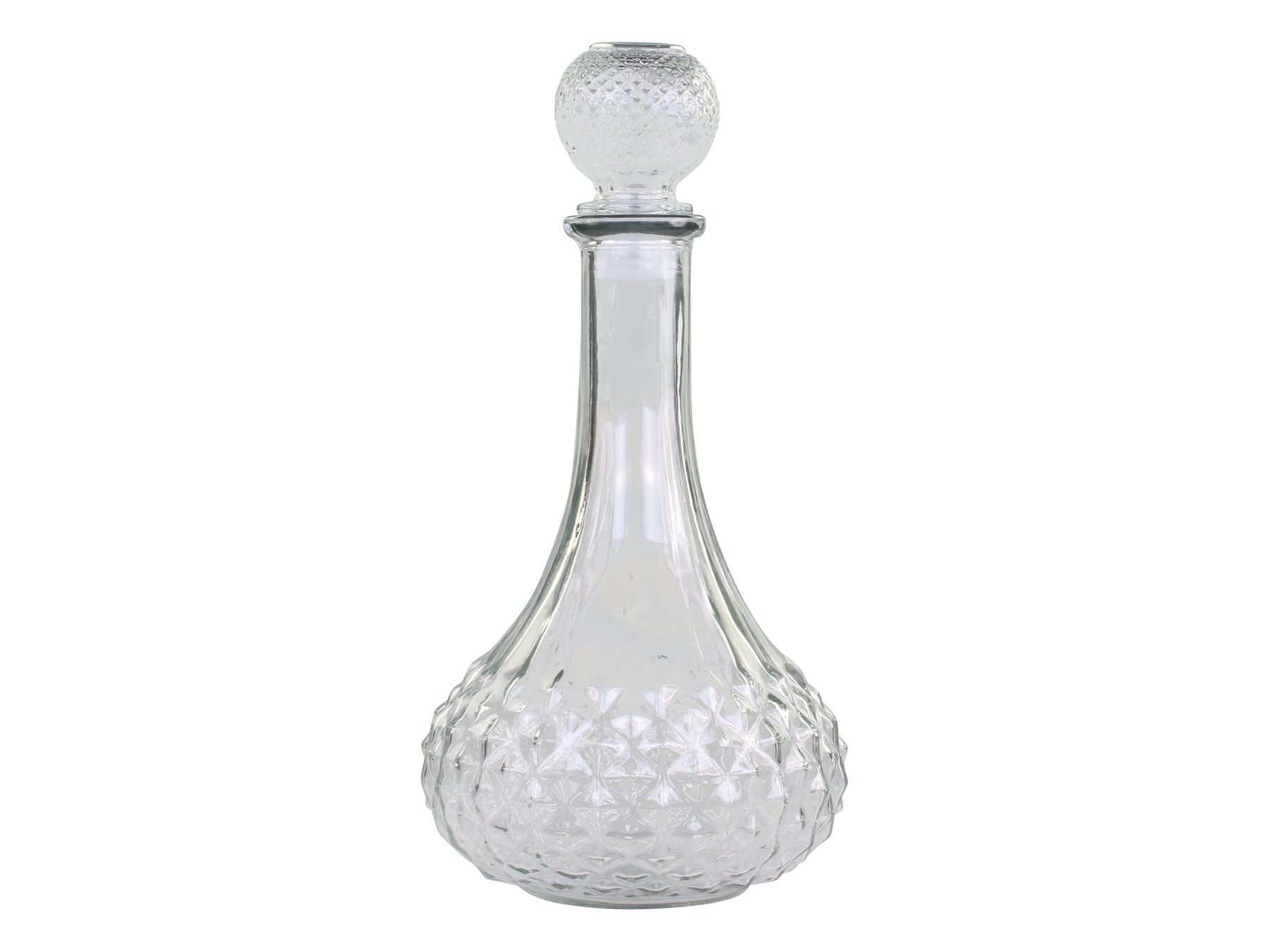 Caraffe: Chic Antique Karaffe mit schönem Diamantmuster, 830 ml – Nuovo e nell'imballaggio originale da Innertkirchen venduto da Glatthard-Interior 1