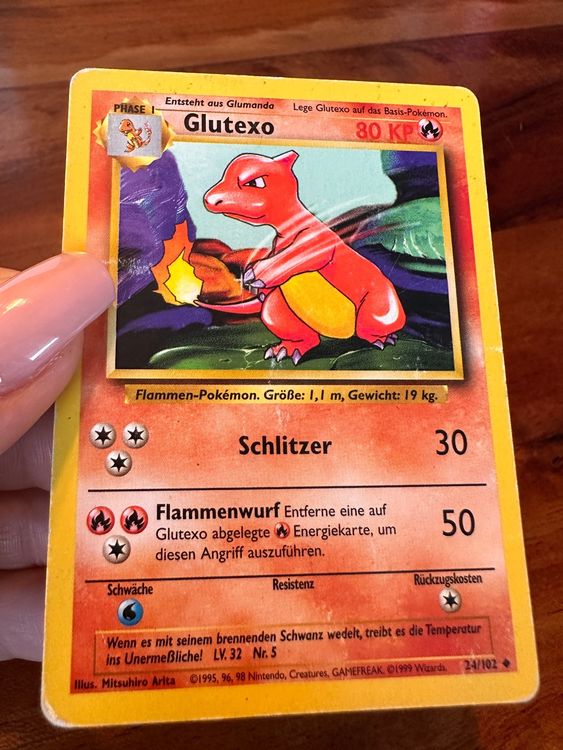 Pokemonkarte Glutexo 1995 24/102 Kaufen auf Ricardo