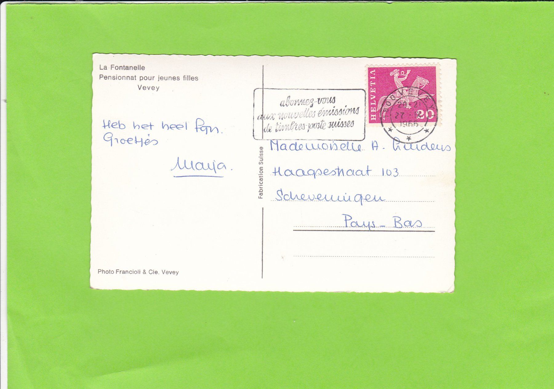 Cartoline postali: La Fontanelle – Usato da St. Peterzell venduto da neckertal 1