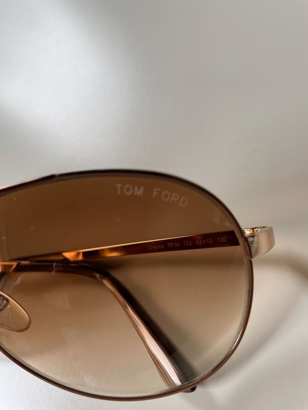 Tom Ford Occhiali & Lenti: Tom Ford Charles TF35 Aviator Sunglasses NEW – Nuovo e nell'imballaggio originale da Dübendorf venduto da VSAngel 3