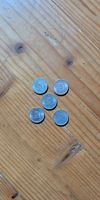 5x 5 Drachmen Muenzen Griechenland