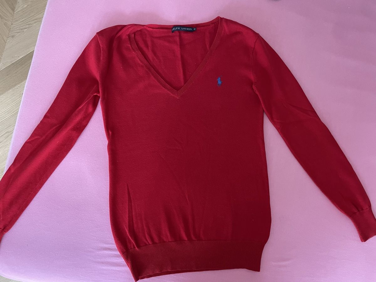 Ralph Lauren Maglioni & Felpe: RALPH LAUREN red cotton pullover XS/S – Usato da Zürich venduto da Angela_Fashion_Lover 3