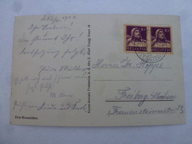 Ansichtskarten: Ansichtskarte Rapperswil m. Schloss 1931 – Gebraucht aus Walkringen von Casablanca777 1