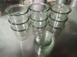 9x Weck-Sterilisierglas 0.5 L Sturzform (1)