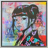 Acrylbild 'Delirium - Henshin Kokoro' • 50x50 • JasArt