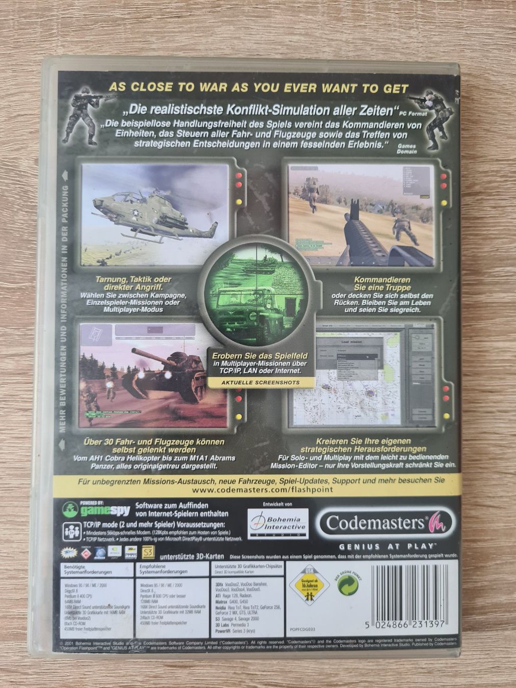 Giochi: Operation Flashpoint Cold War Crisis - PC – Usato da Carouge GE venduto da Gasco 1