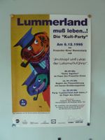 Veranstaltungsplakat  Lummerland muss leben – Die Kult-Party