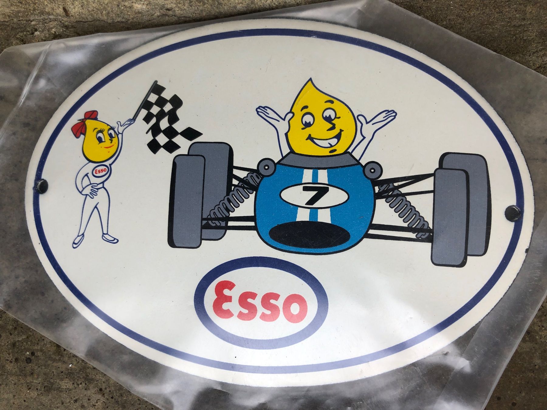 Insegne: Esso benzin classic werbung reklame – Nuovo (secondo la descrizione) da Reinach AG venduto da rares75