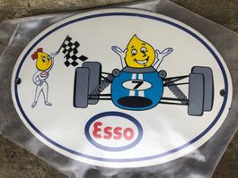 Esso benzin classic werbung reklame