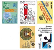 5 Maximumkarten Nations Unies 1981