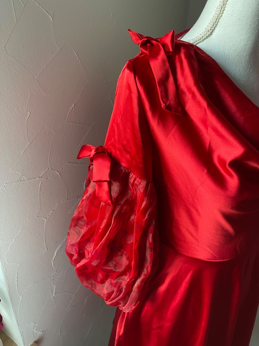 Shein Kleider: Schönes rotes Satin-Kleid S – Neu und originalverpackt aus Dietikon von Nieselchen 2