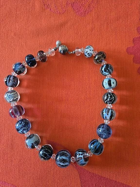 Catenine: Collier en boule de verre – Usato da Gilly venduto da per_jpp8