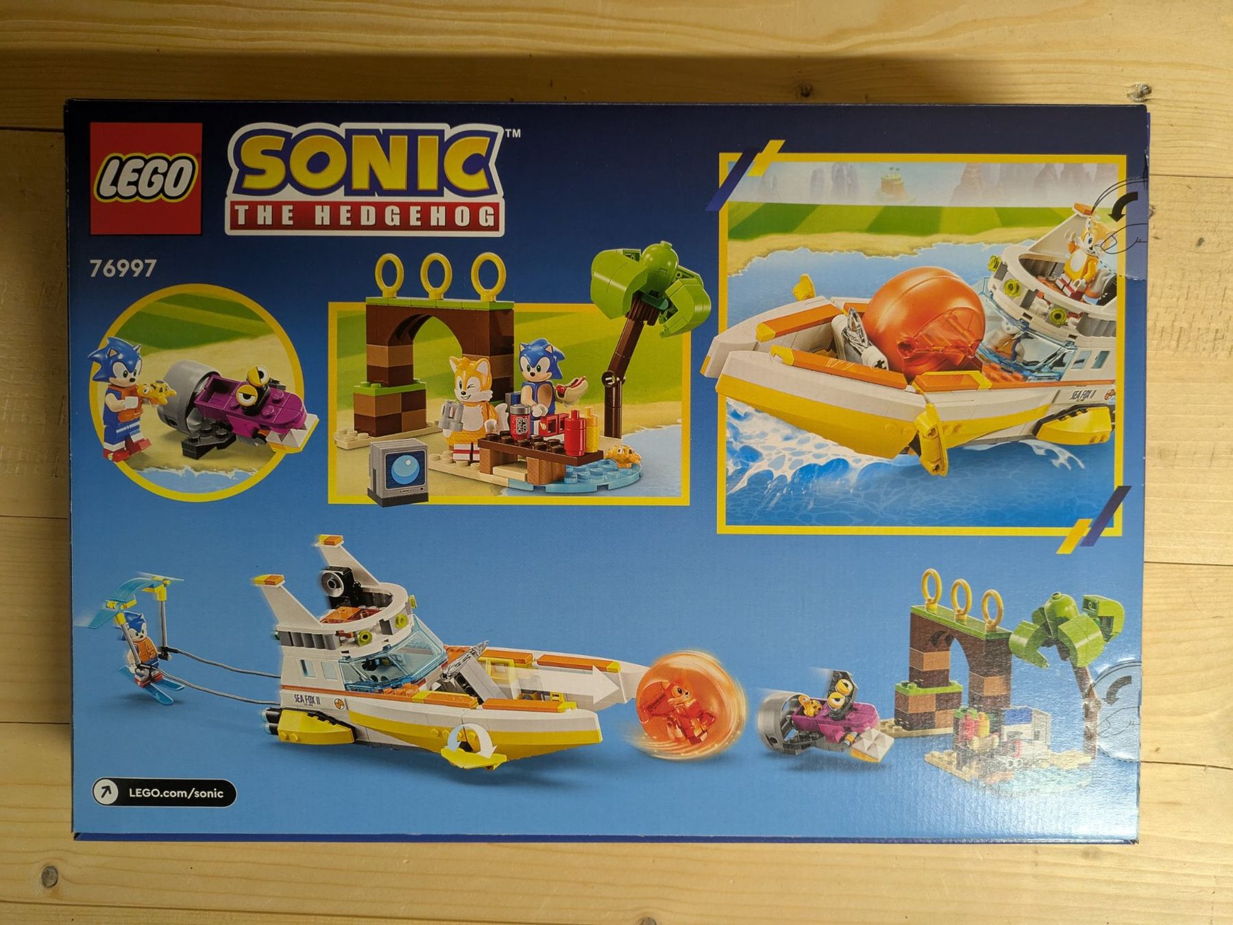 Lego Giocattoli: LEGO Sonic Abenteuerboot 76997 neu – Nuovo e nell'imballaggio originale da Fankhaus (Trub) venduto da sun_7677 1