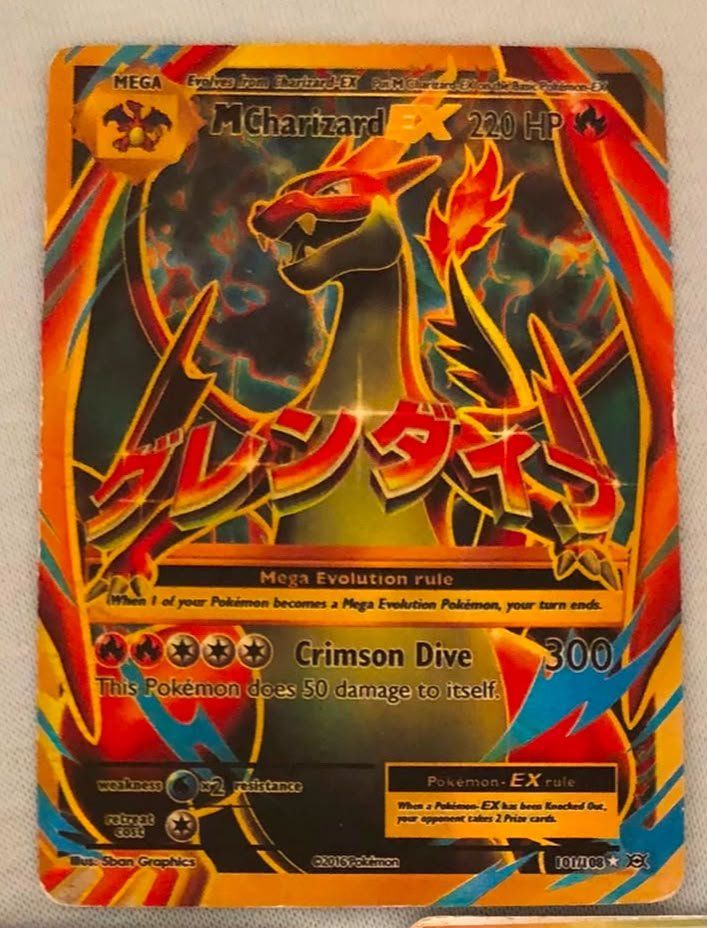 Pokémon Carte collezionabili: M Charizard EX - Pokemon XY Evolutions Full Art #101 – Usato da Brütten venduto da ReGlen