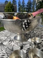 Zinn 95% Zinnbecher Weinkühler Punch Bowle Jean Goardere