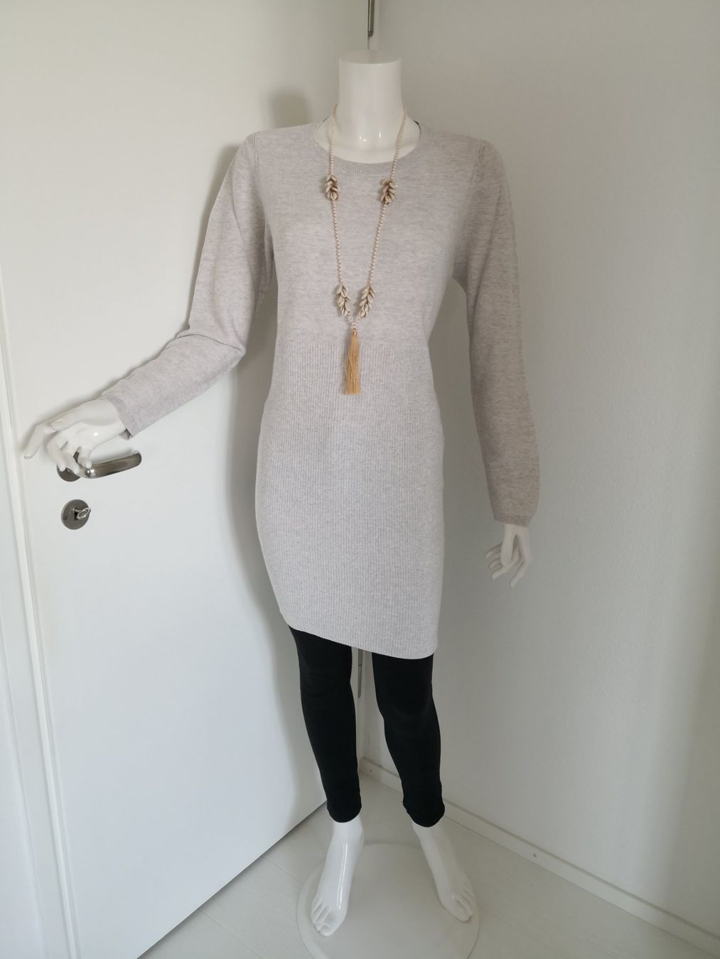 Vestiti: 🤩STREET ONE STRICK-KLEID HELLGRAU – Usato da Olten venduto da Naja-Twins-Twins