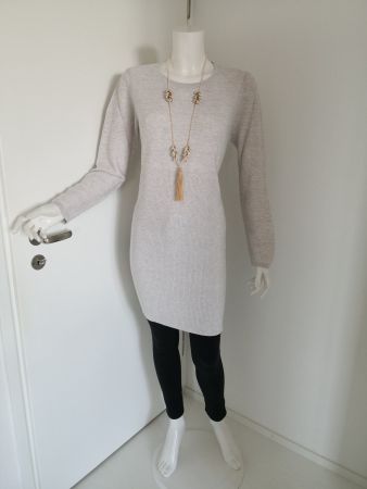 🤩STREET ONE STRICK-KLEID HELLGRAU