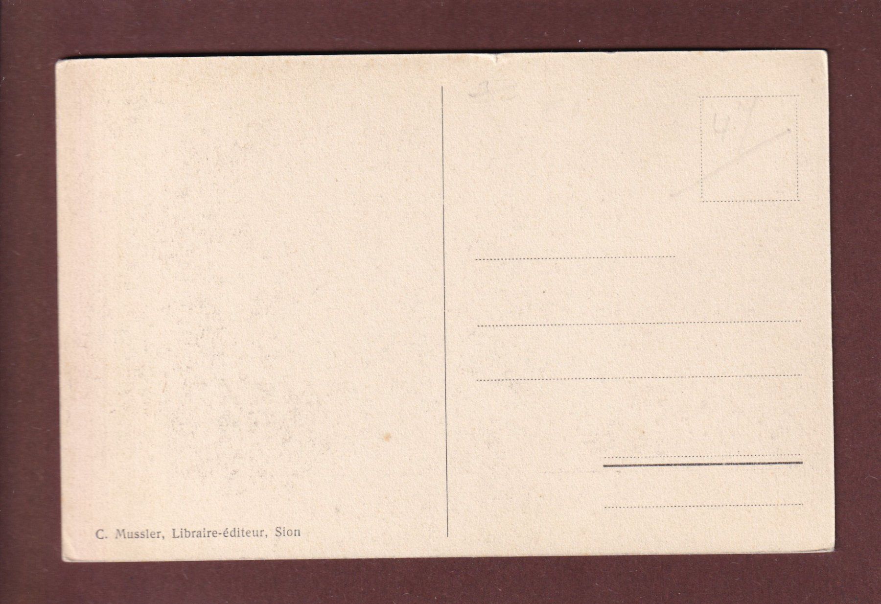 Cartoline postali: SION - Valère et Tourbillon – Usato da Pully venduto da nicecards 1