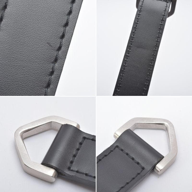 Louis Vuitton Borse: Louis Vuitton Leather Bag Strap Black Silver LV Box Descript – Usato da Zürich venduto da serraphim 5